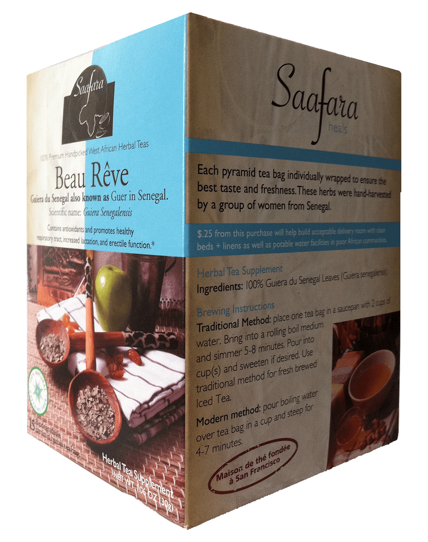beaut reve guer guiera du senegal guiera senegalensis herbal tea saafara